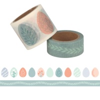 Œufs de Pâques en Washi tape - 5 m