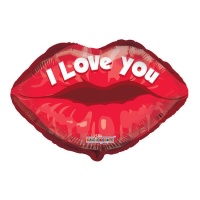 Ballon lips - I love you - de 46 cm