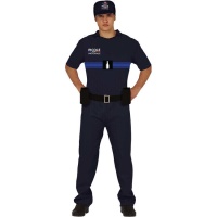 Costume de policier de la bière nationale pour homme