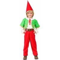Costume de lutin vert et rouge pour enfants