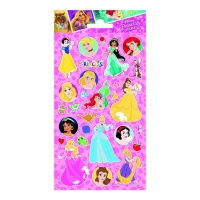 Stickers pailletés des Princesses Disney