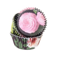Floral 1 cupcake capsules - PME - 60 pcs.
