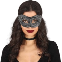 Masque toile d'araignée pailleté