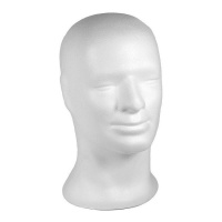 Figure en liège d'une tête d'homme 20 x 31 cm - 1 pc.