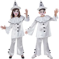 Costume d'Arlequin noir et blanc pour enfants