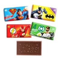 Chocolats de la ligue de la justice 20 gr - Dekora