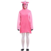 Costume de cochon rose pour femmes