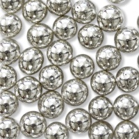 Paillettes de perles argentées 6 mm 25 g - PME