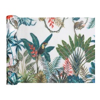 Chemin de table tropical de 30 cm - 5 m