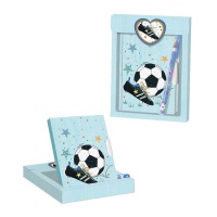 Set cadeau agenda et stylo de football