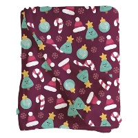 Couverture de Noël amusante de 1,50 x 1,25 m