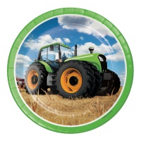 Plaques de tracteur 22 cm - 8 pcs.