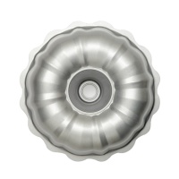 Moule à savarin en acier pour gâteau Bundt 27 x 8,5 cm - Decora