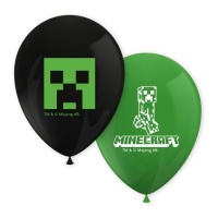 Minecraft Ballons en latex - Procos - 8 pcs.