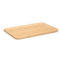 Plateau rectangulaire en bambou 34 x 24 cm pour apéritifs