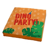 Serviettes de table Dino 16,5 x 16,5 cm - 20 pcs.