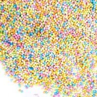 Mini perles multicolores pastel 90 gr - Happy Sprinkles