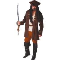 Costume de pirate Jack des Caraïbes pour homme