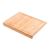 Planche à découper en bambou de 43 x 33 cm pour plan de travail