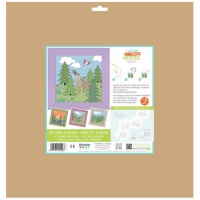Kit de cadres à colorier pour la forêt - 21 pièces