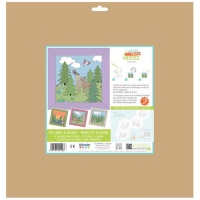 Kit de cadres à colorier pour la forêt - 21 pièces