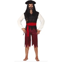 Costume de pirate pour homme avec pantalon coupé