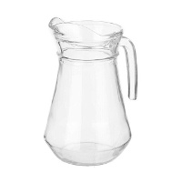 Carafe de 1,3 L transparente avec anse