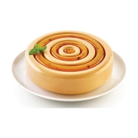 Moule rond en silicone 3D couleur 20 cm - Silikomart