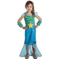 Costume de sirène avec étoile pour filles