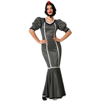 Costume noir de chulapa pour femmes