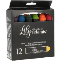 Crayons de cire colorés - Artemio - 12 unités