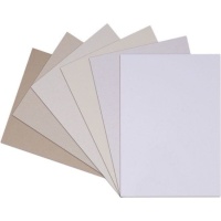 Kit de bristols unis Basic natura 25,4 x 18 cm - Artis decor - 18 pcs.