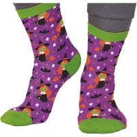 Chaussettes pour enfants à motif de sorcières - 1 paire