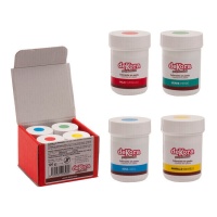 Set de glaçage fondant 4 couleurs 120 gr - Dekora