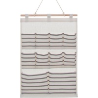 Rangement de penderie suspendu 50 x 30 cm Stripes - 10 poches