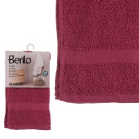 Serviette unie marron 50 x 30 cm