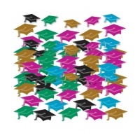 14 g de biretta de gradu graduation en confetti