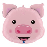 Ballon tête de cochon 76 cm - Grabo