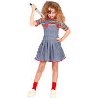 Costume de Chucky avec robe pour filles