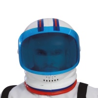 Casque d'astronaute avec visière bleue