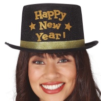 Chapeau de bonne année noir