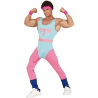 Costume de gymnaste avec surprise pour hommes