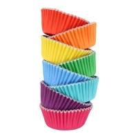 Capsules de cupcake aux couleurs de l'arc-en-ciel - PME - 100 pcs.