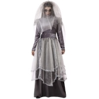 Costume de mariée fantôme en pleurs pour femmes