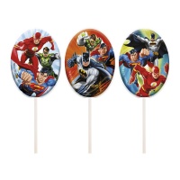 Sucette en chocolat Justice League - 1 pc.