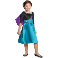 Costume de reine Frozen Anna II pour filles