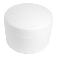 Boîte rétractable ronde en polystyrène de 13 x 9 cm - Innspiro