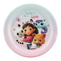 Assiettes de « Gabby's Dollhouse » de 23 cm - 6 unités