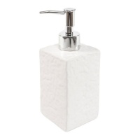 Distributeur de savon en ardoise blanche 18,1 cm