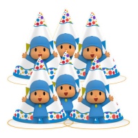 Chapeaux de fête Pocoyo - 6 unités